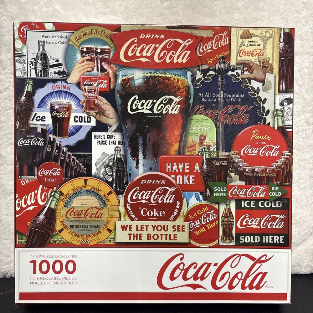 Springbok's 1000 Piece Jigsaw Puzzle Coca-Cola Decades of Tradition